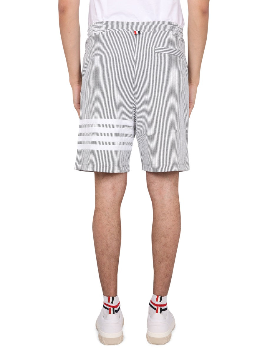 THOM BROWNE Striped Bermuda Shorts