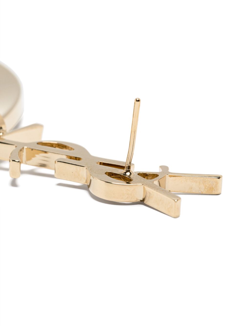 SAINT LAURENT Cascading Circle Pendant Earrings - 10 cm Length