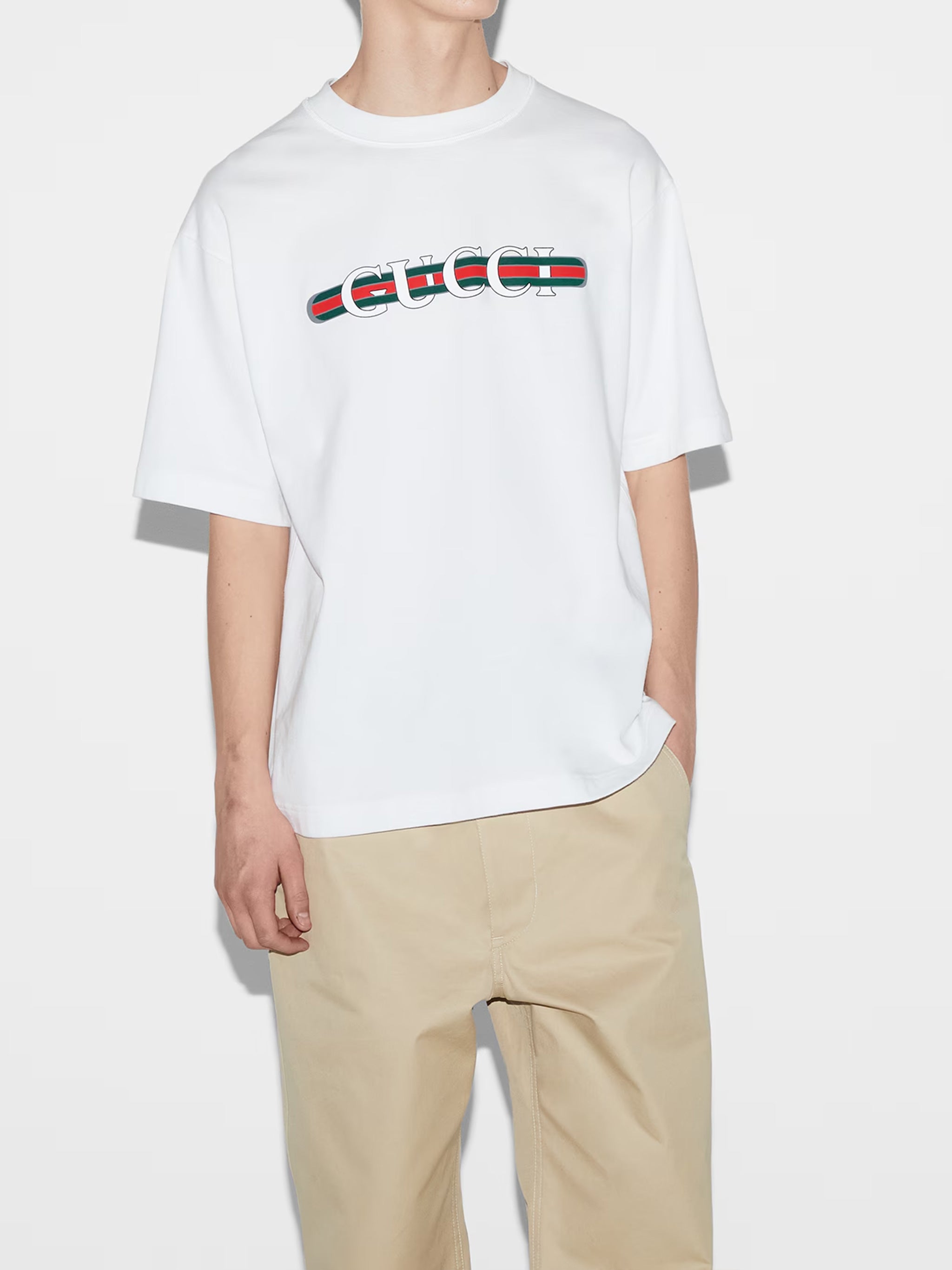 GUCCI Men's Wool T-Shirt for Fall 2025