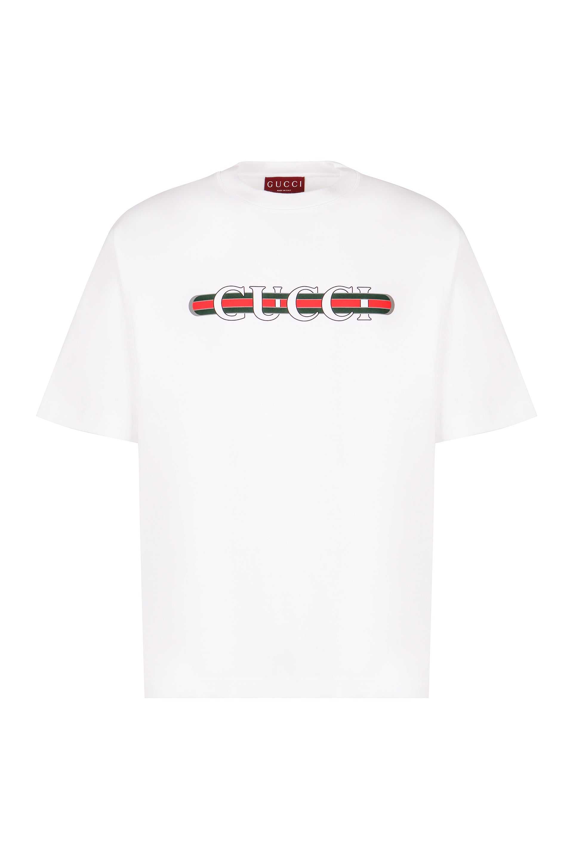 GUCCI Heavy Cotton Jersey Short Sleeve T-Shirt