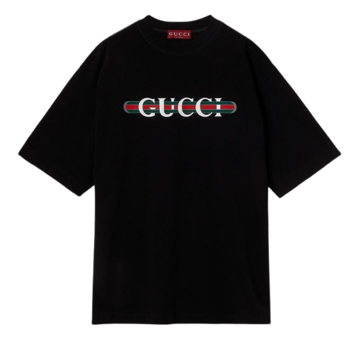 GUCCI Oversized Cotton T-Shirt - Size L
