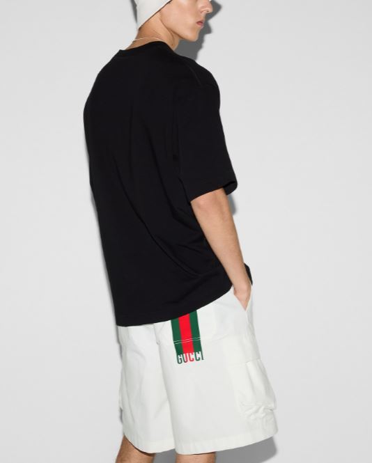 GUCCI Oversized Cotton T-Shirt - Size L