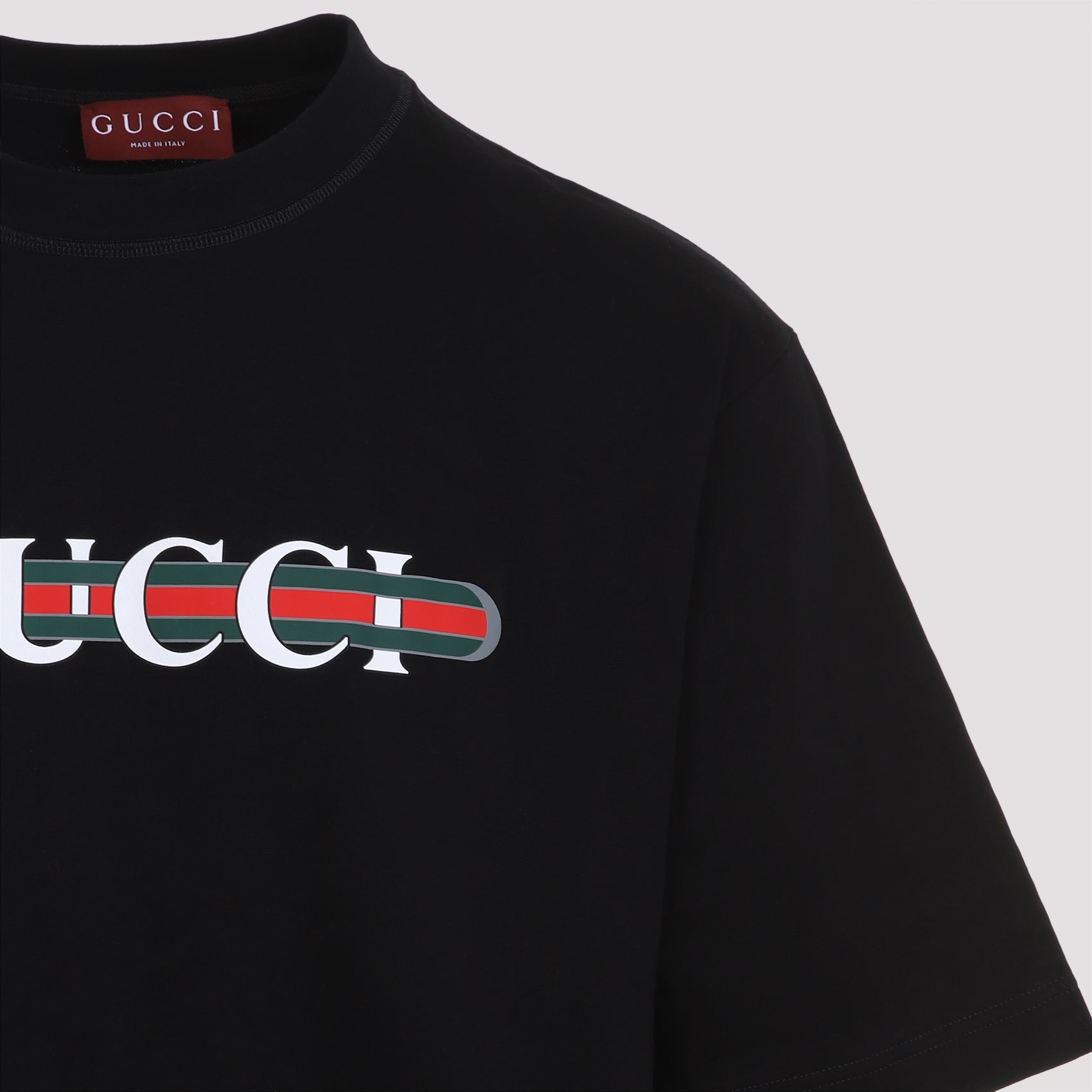 GUCCI Printed Cotton T-Shirt