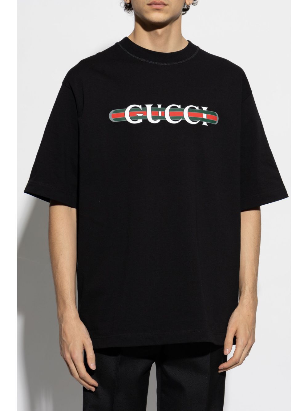 GUCCI Oversized Cotton T-Shirt - Size L