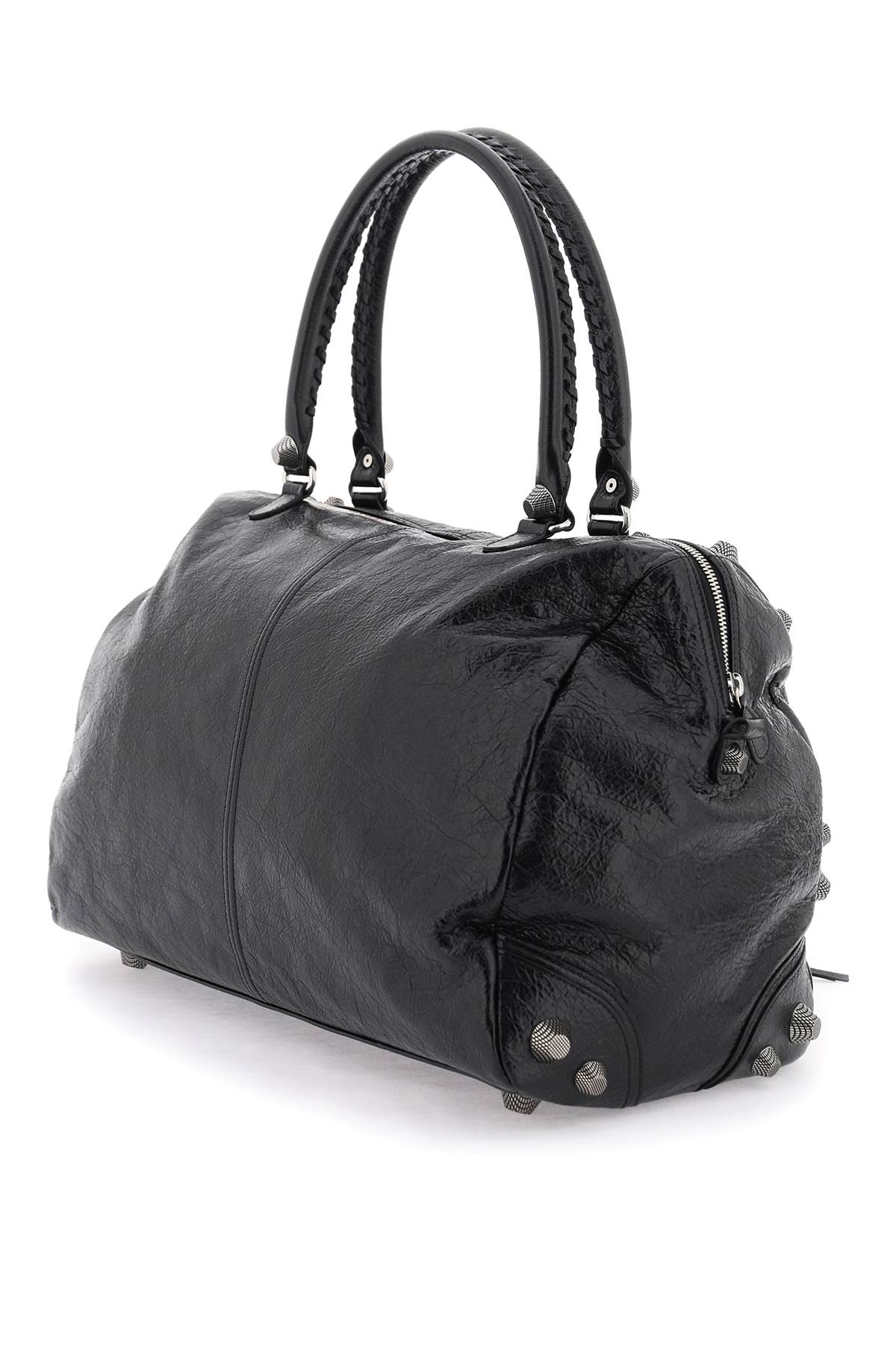 BALENCIAGA Nappa Leather Le Cagole Mini Shopping Handbag