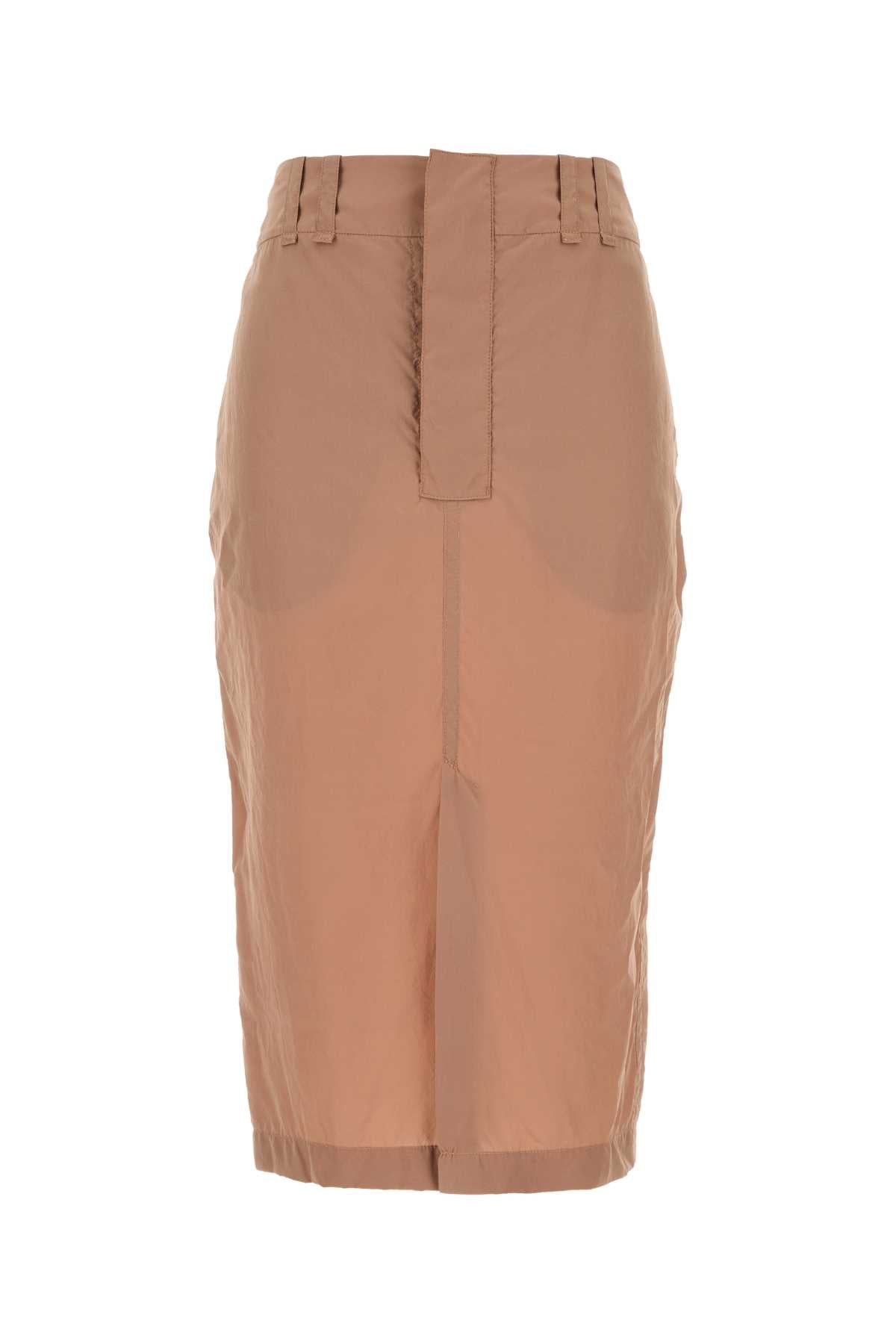 SAINT LAURENT Silk Mini Crepe Skirt