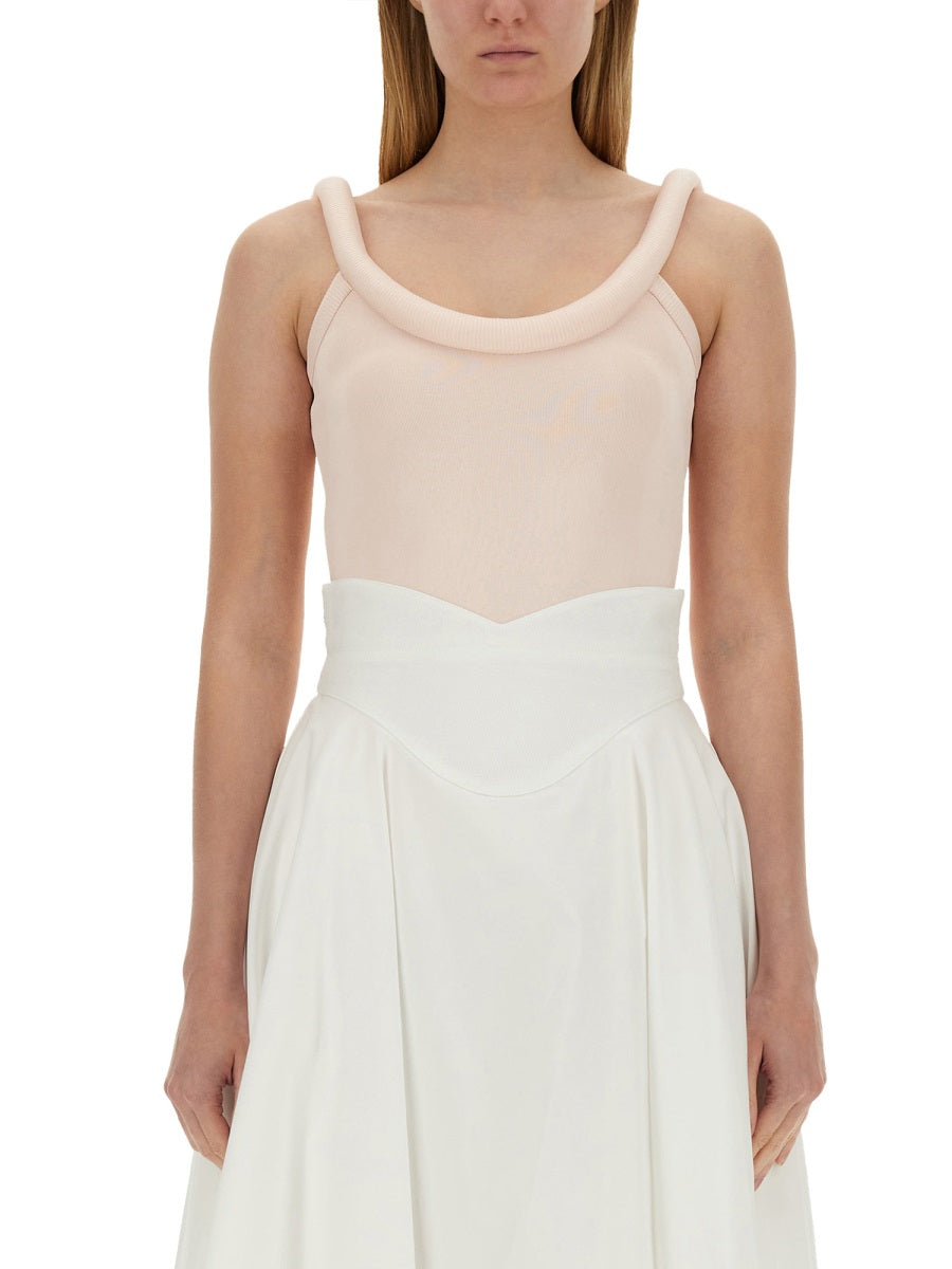 ALEXANDER MCQUEEN Stylish Logo Top - Size 40 IT