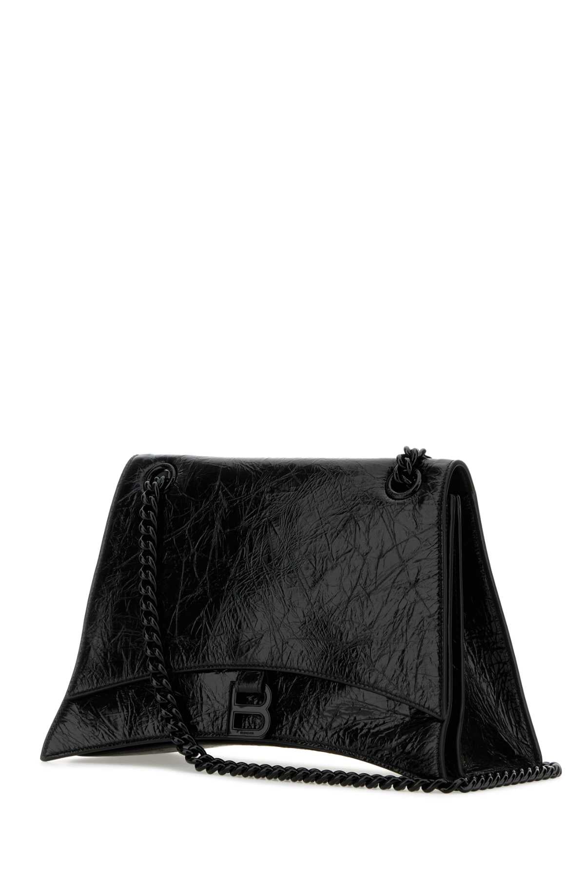BALENCIAGA Medium Crush Shoulder Handbag