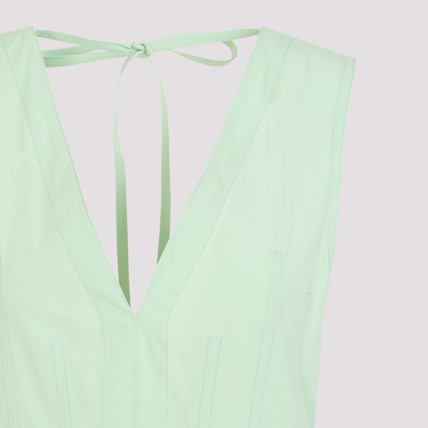 BOTTEGA VENETA Compact Cotton Midi Dress for Women