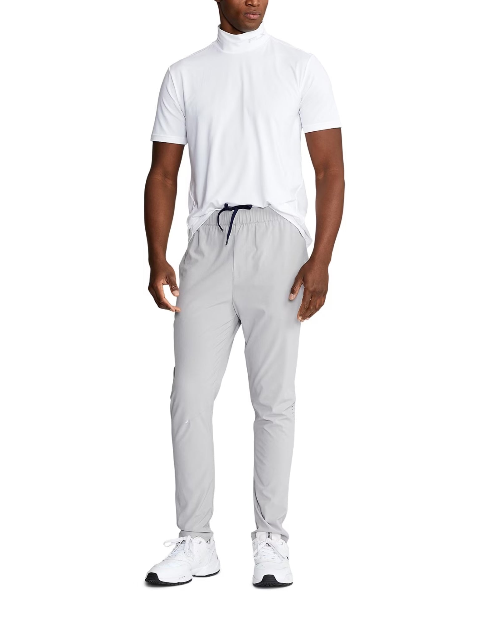 POLO RALPH LAUREN Men's RLX Golf Mock Neck Logo T-Shirt - SS24