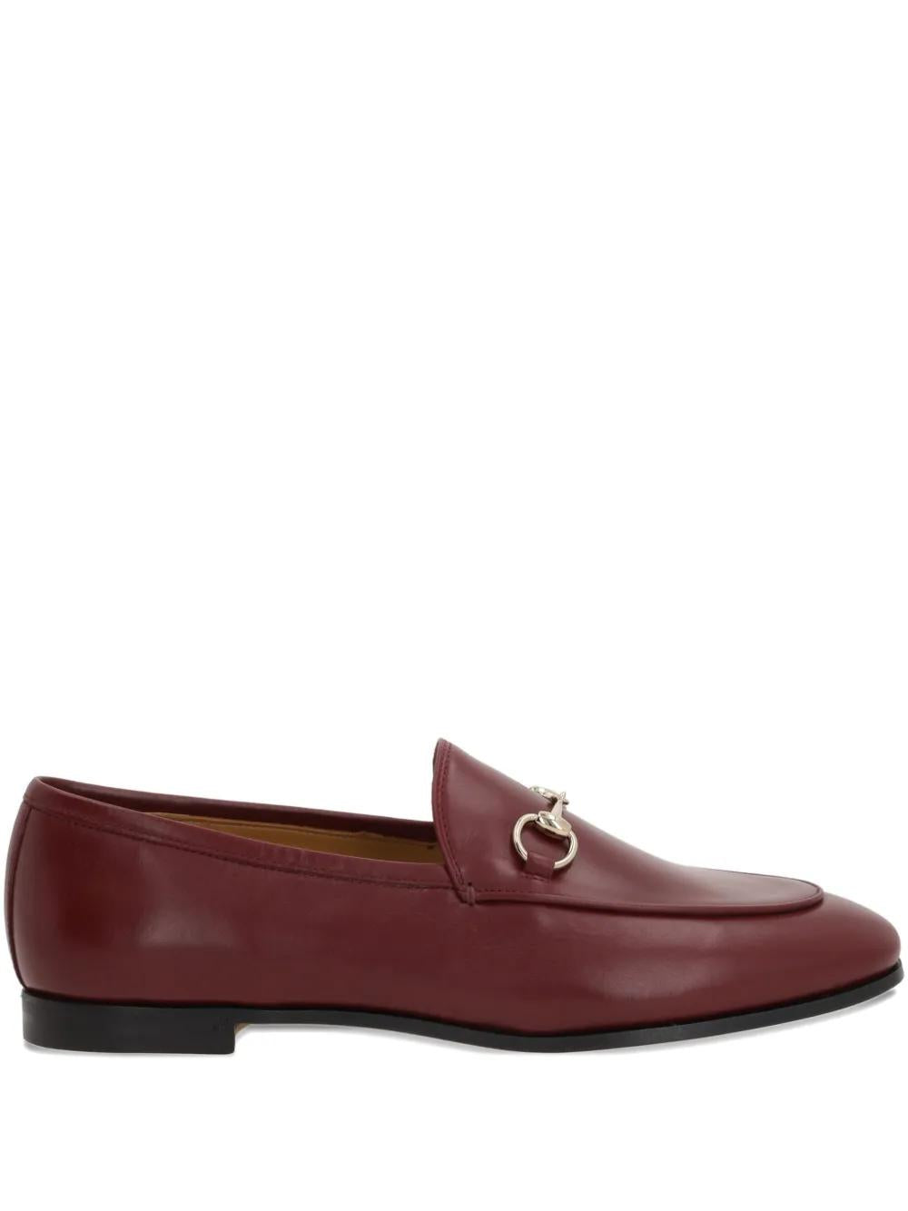 GUCCI Leather Loafers with Iconic Horsebit Detail