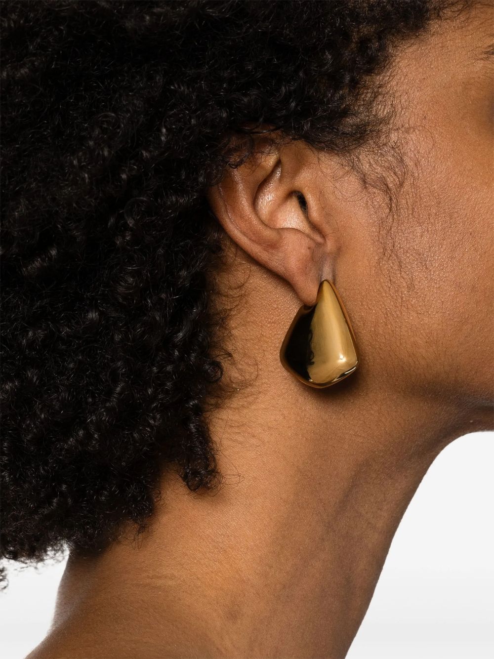 BOTTEGA VENETA Mini Geometric Gold-Tone Earrings for Women