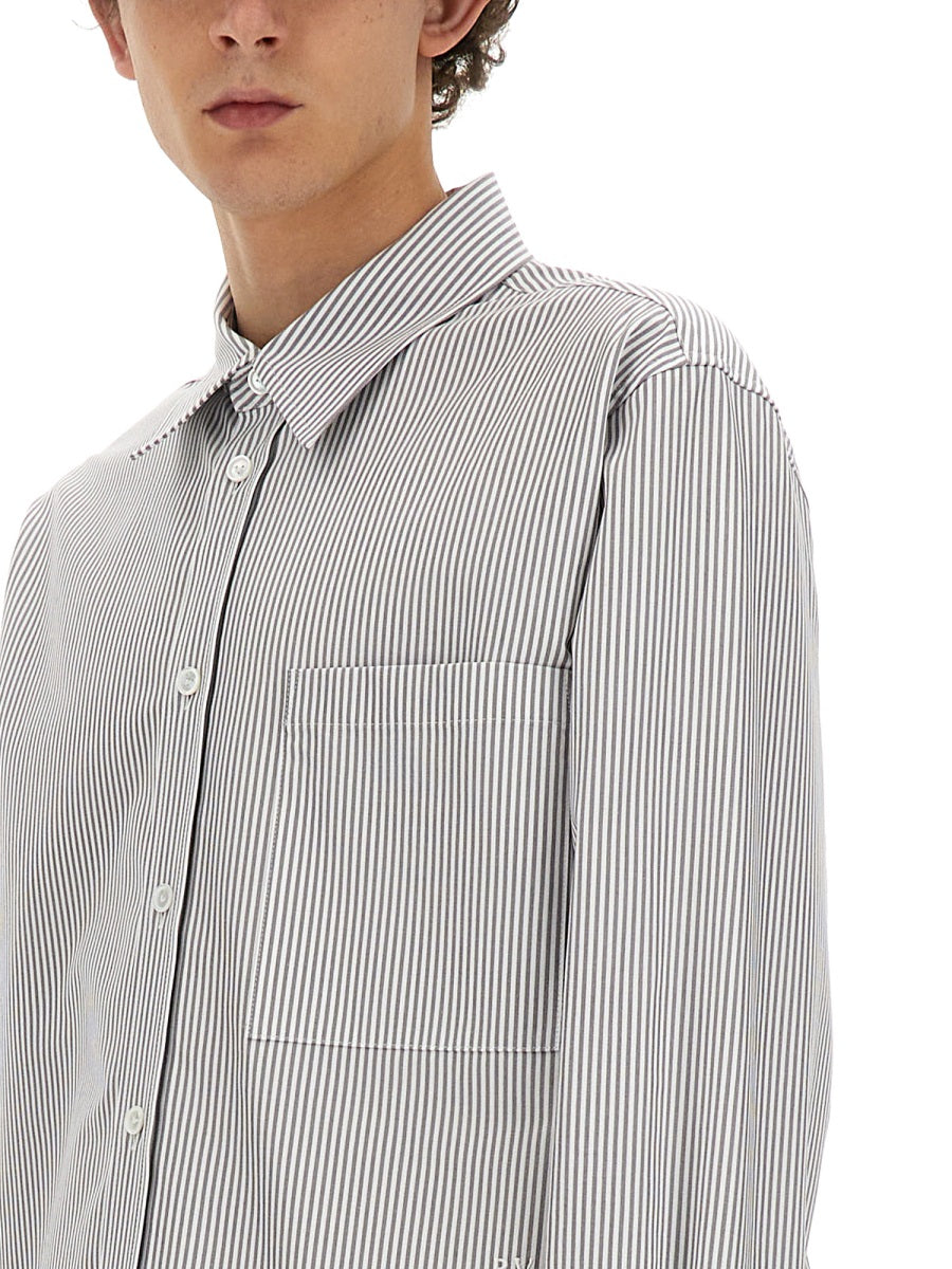 BOTTEGA VENETA Regular Fit Cotton Dress Shirt (Size 48)
