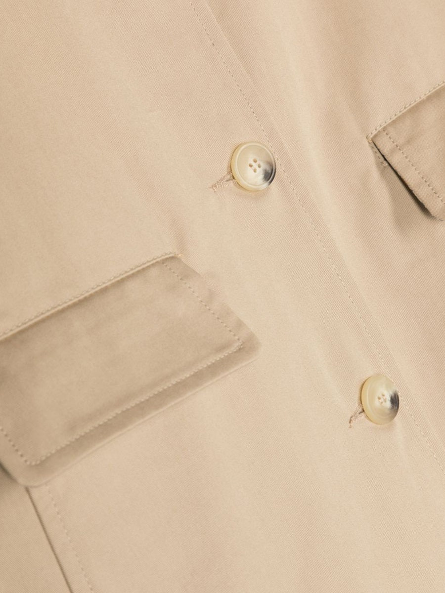 IL GUFO Cotton Mini Trench Jacket for Girls