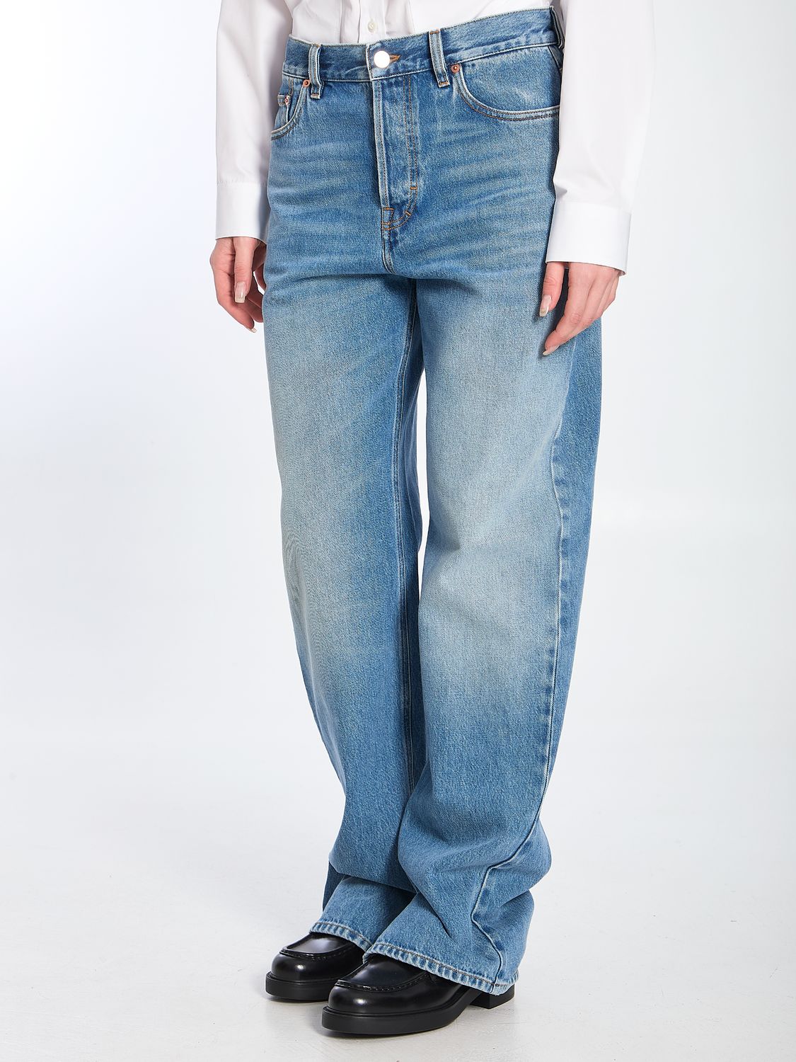GUCCI Faded Denim Jeans for Women - SS25 Collection