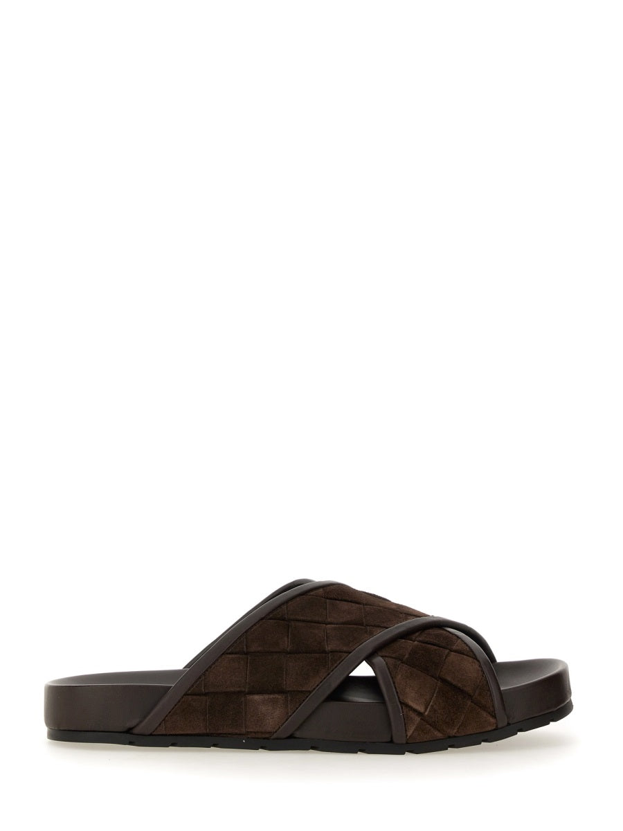 BOTTEGA VENETA Men's Fondant Cotton Sandals