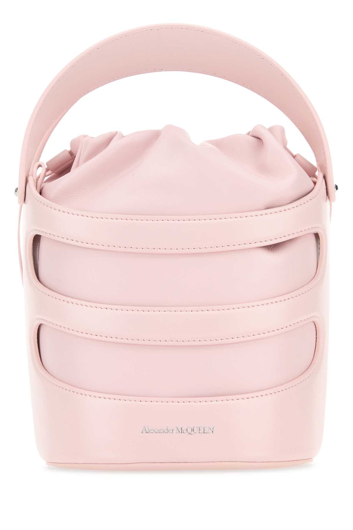 ALEXANDER MCQUEEN Mini Leather Bucket Handbag