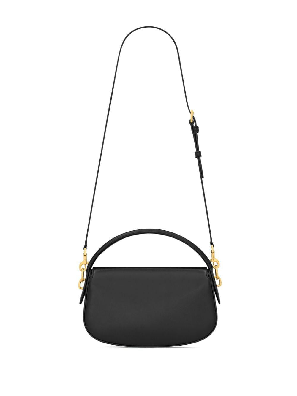 SAINT LAURENT Voltaire Mini Crossbody with Golden Logo