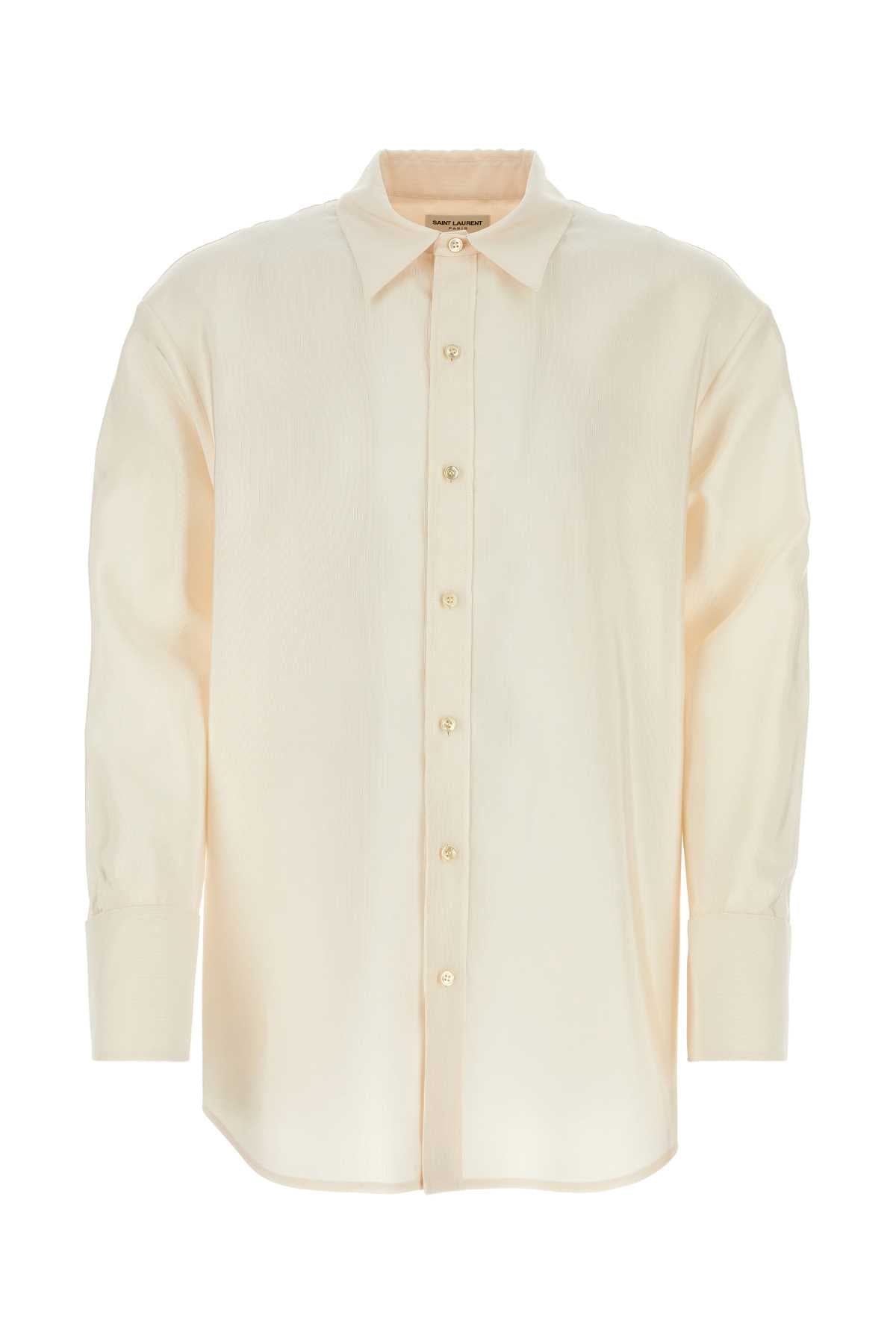 SAINT LAURENT Oversize Faille Shirt
