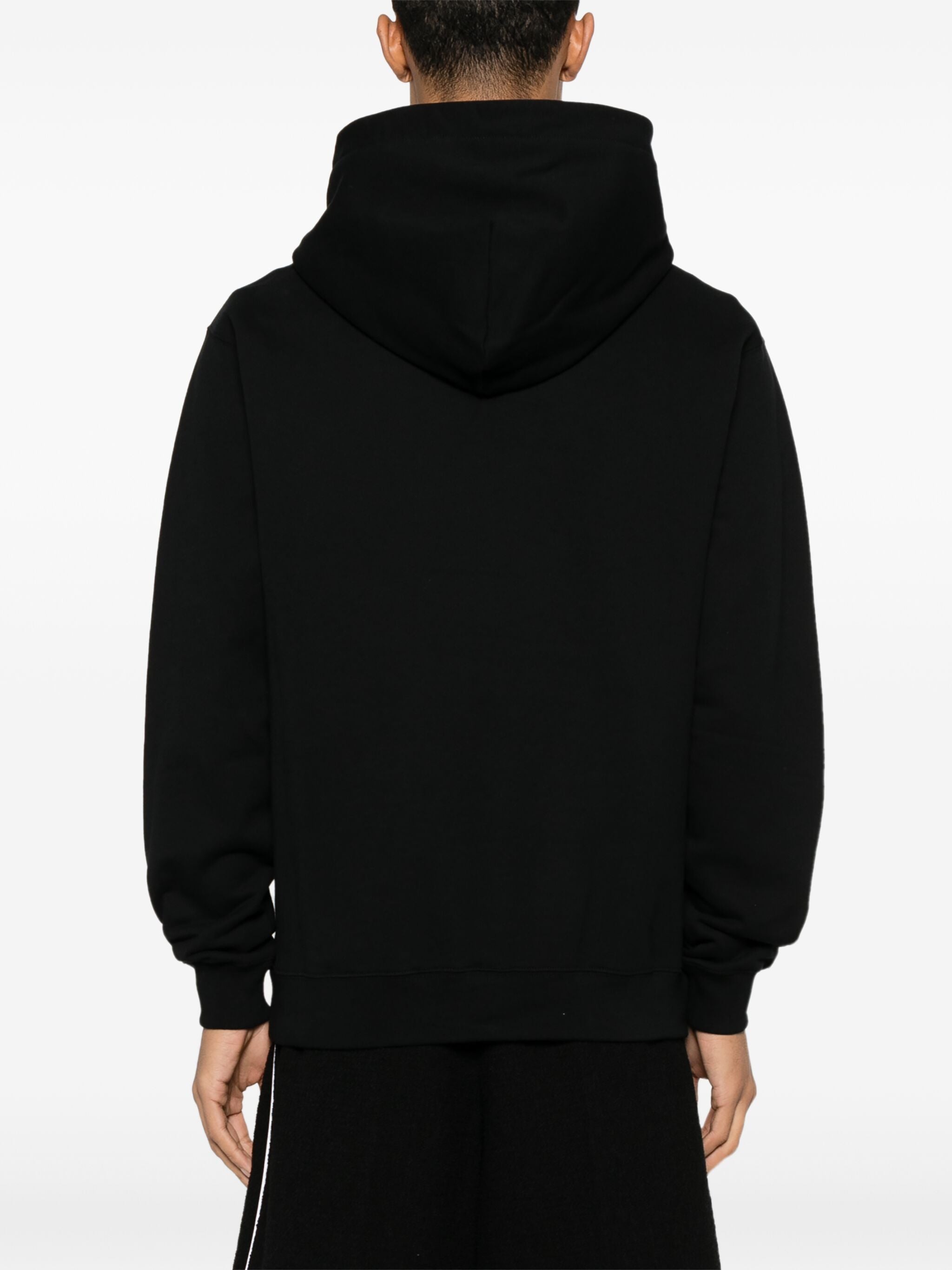 GUCCI Cotton Hoodie with Contrasting Logo