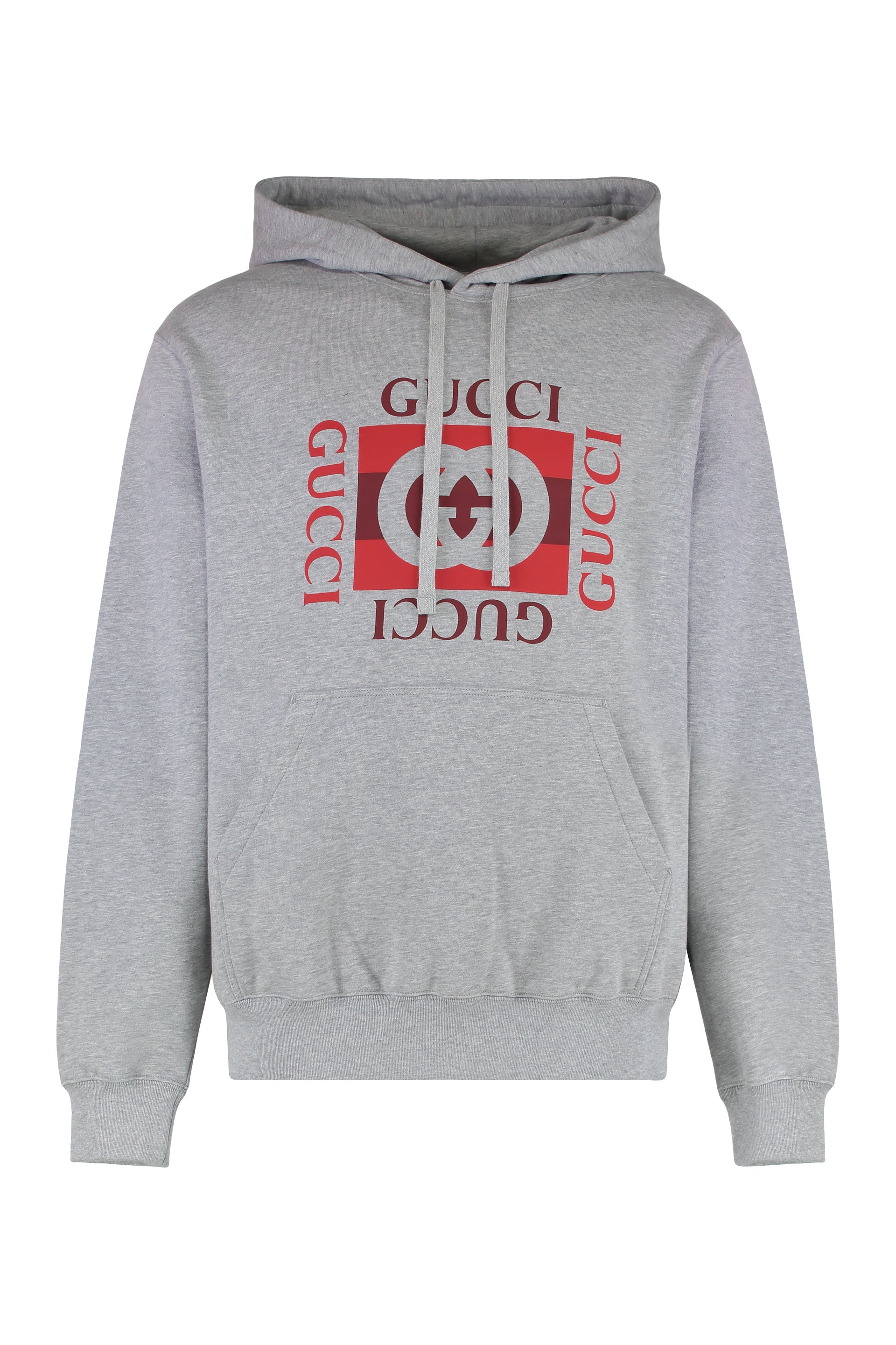 GUCCI Logo Print Hoodie for men