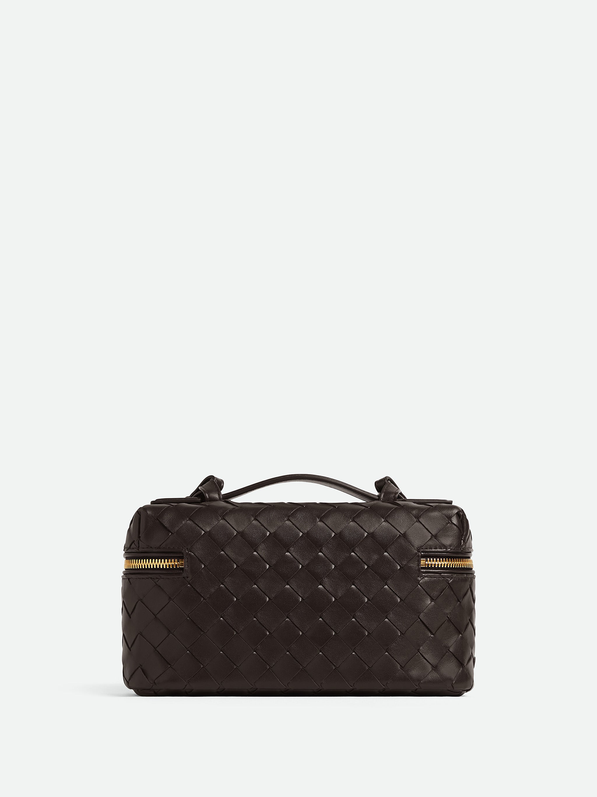 BOTTEGA VENETA Mini Leather Vanity Case with Intrecciato Pattern