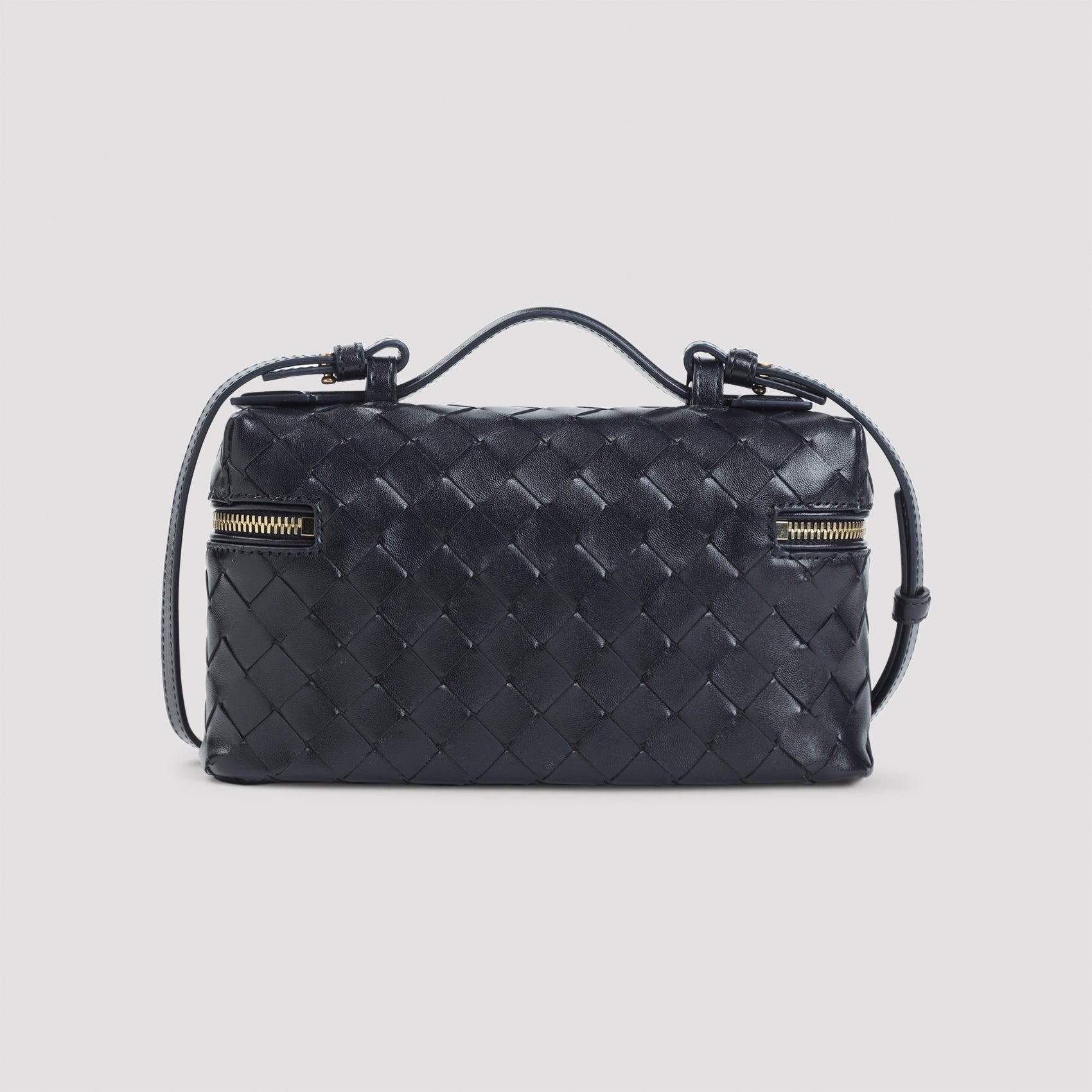 BOTTEGA VENETA Mini Vanity Case Handbag with Interlaced Design