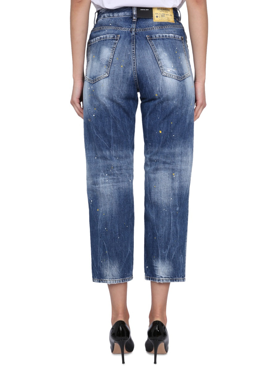 DSQUARED Women’s Classic Button Closure Jeans