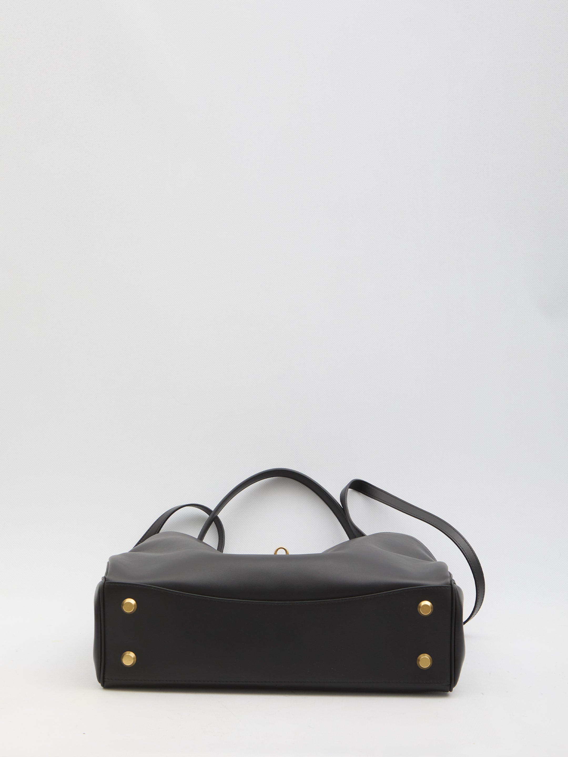 BALENCIAGA Medium Calfskin Leather Rodeo Handbag