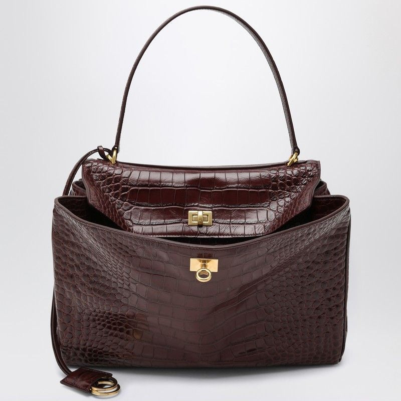 BALENCIAGA Compact Rodeo Mini Shoulder Handbag