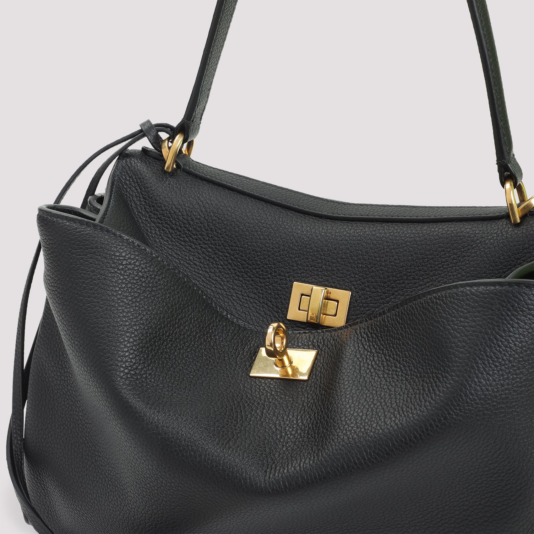 BALENCIAGA Mini Compact Rodeo Shoulder Handbag