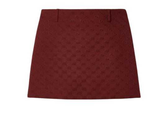 GUCCI Mini Skirt in Original GG Canvas