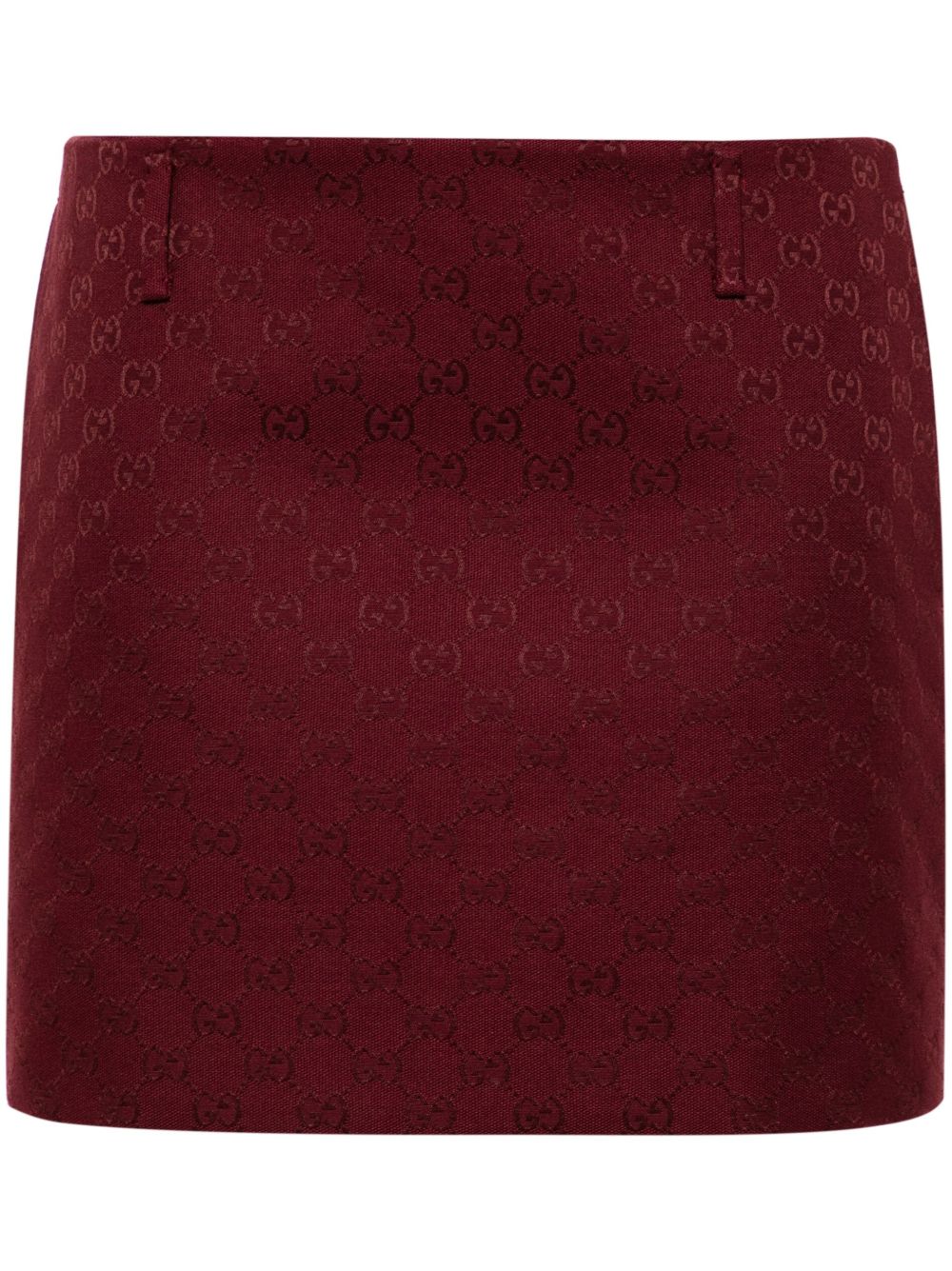 GUCCI Mini Skirt in Original GG Canvas