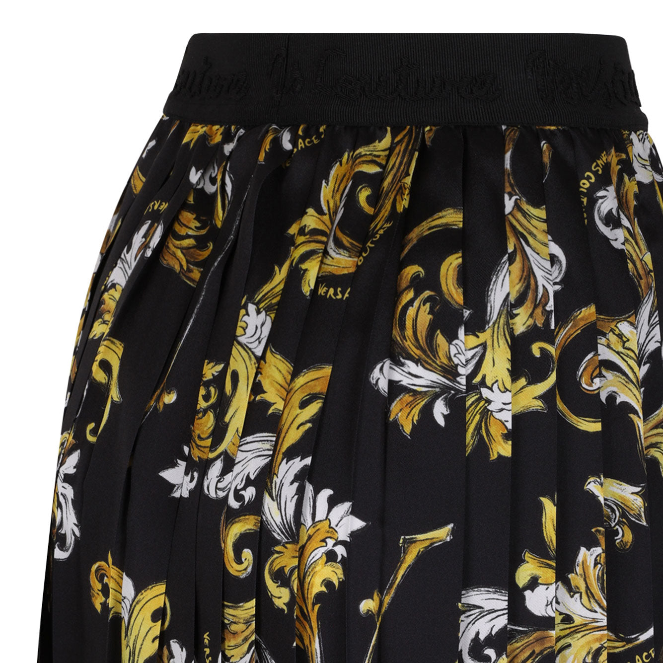 VERSACE JEANS COUTURE Chic Polyester Mini Skirt for Women