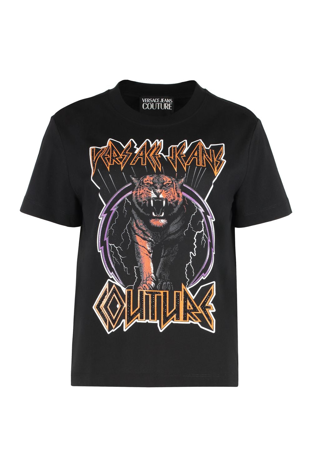 VERSACE JEANS COUTURE Cotton Crew-Neck T-Shirt for Women