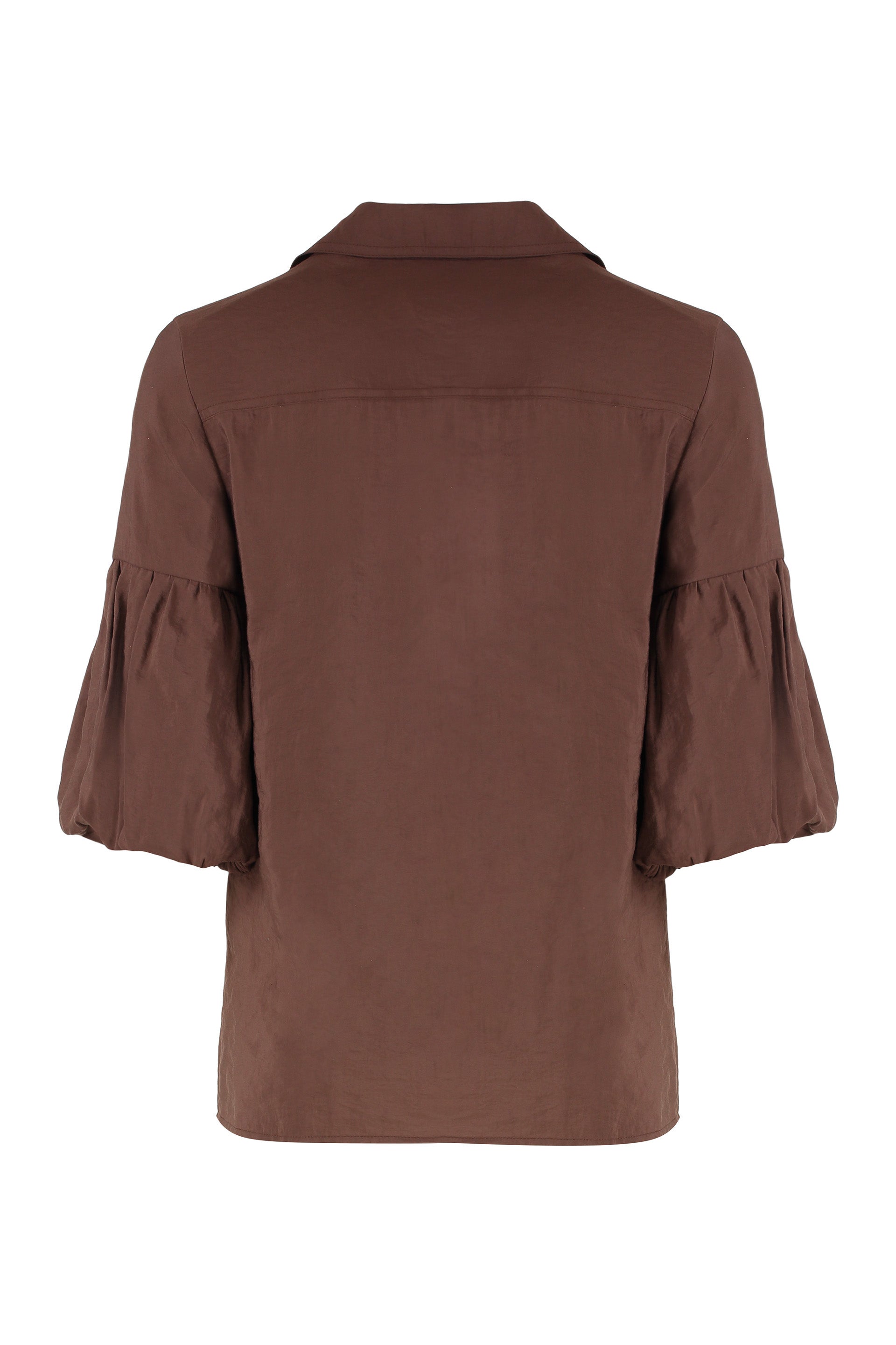 VERSACE JEANS COUTURE Gathered Logo Shirt - Women's