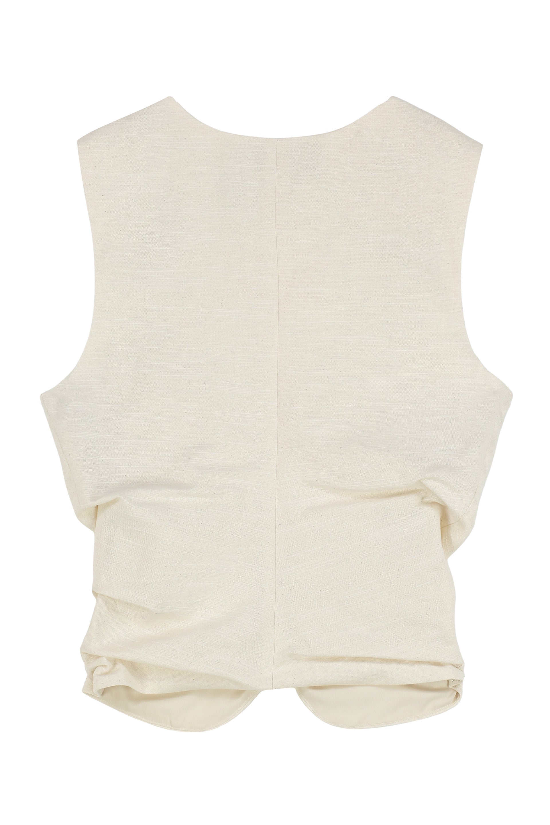 VERSACE JEANS COUTURE Gathered Cotton Top