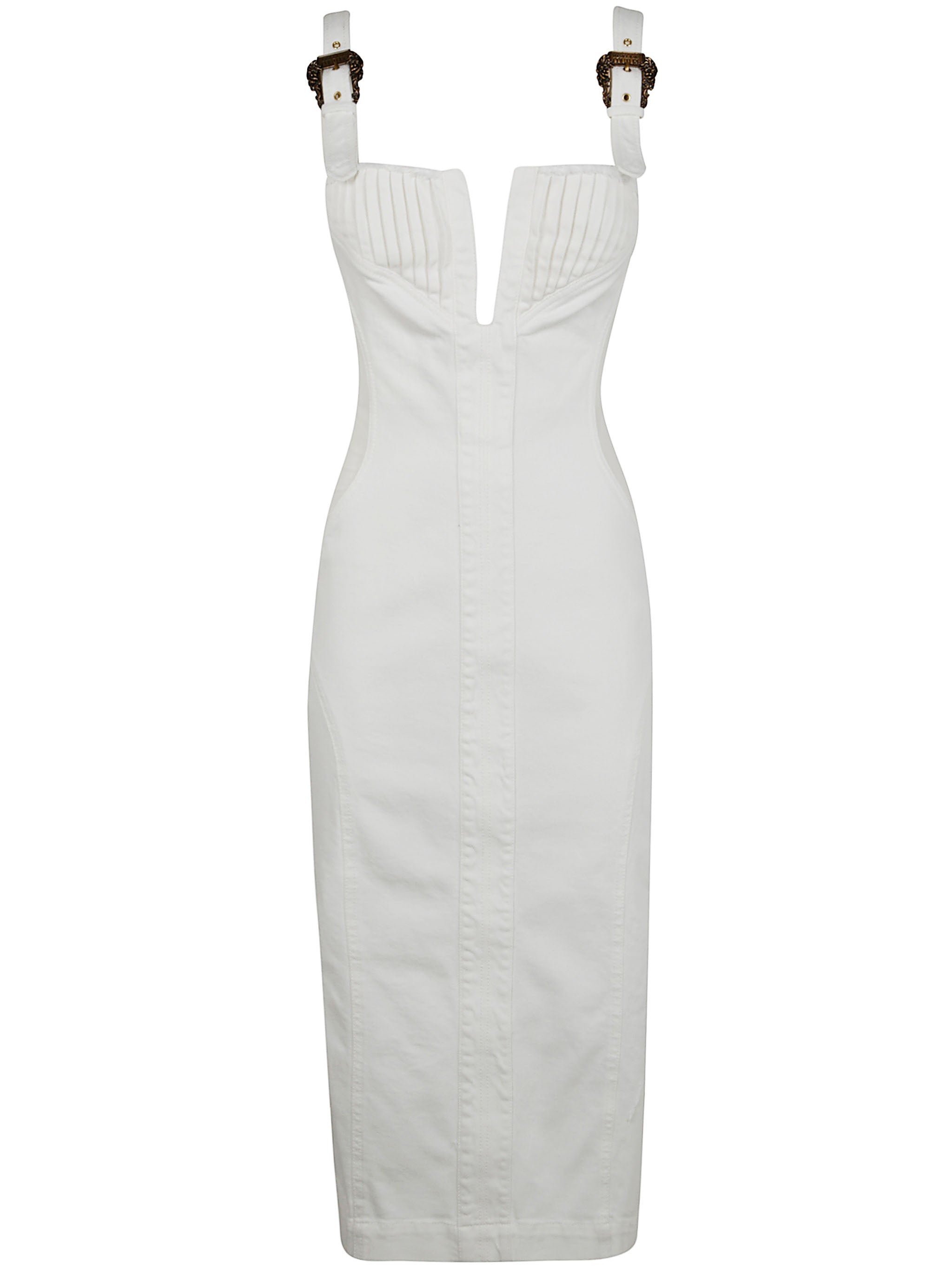 VERSACE JEANS COUTURE Slouchy Bull Stretch Mini Dress