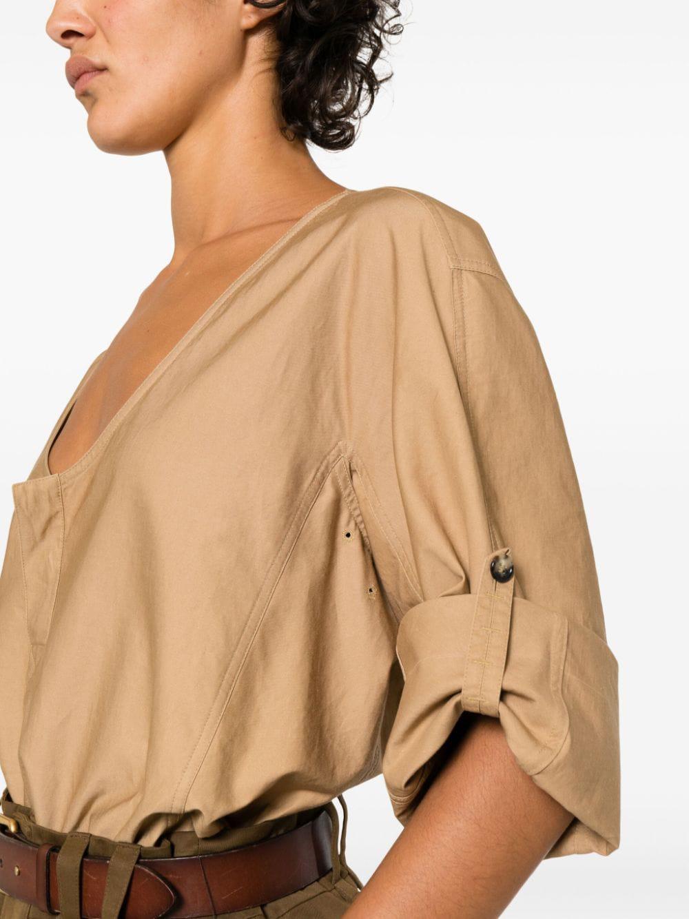 SAINT LAURENT Comfortable Twill Top for Women