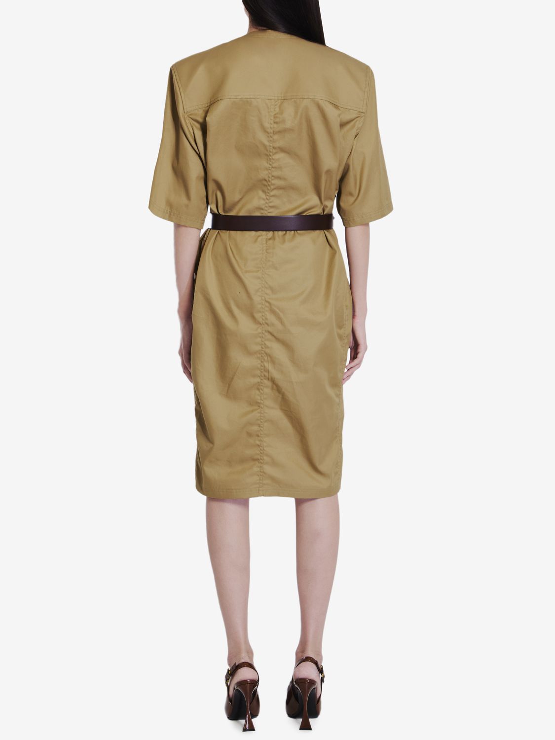 SAINT LAURENT Elegant Cotton Dress for Women - Mini Style