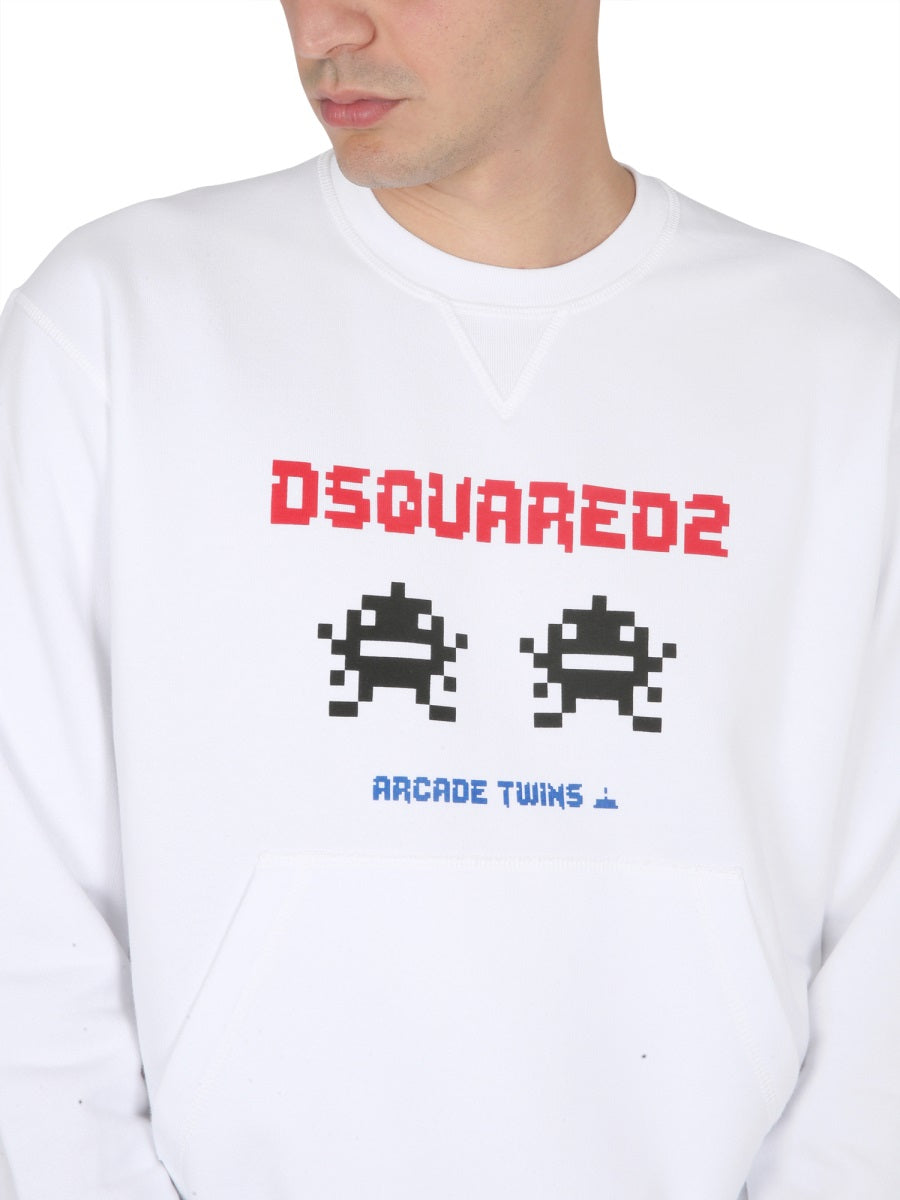 DSQUARED Classic Logo Sweatshirt for Men