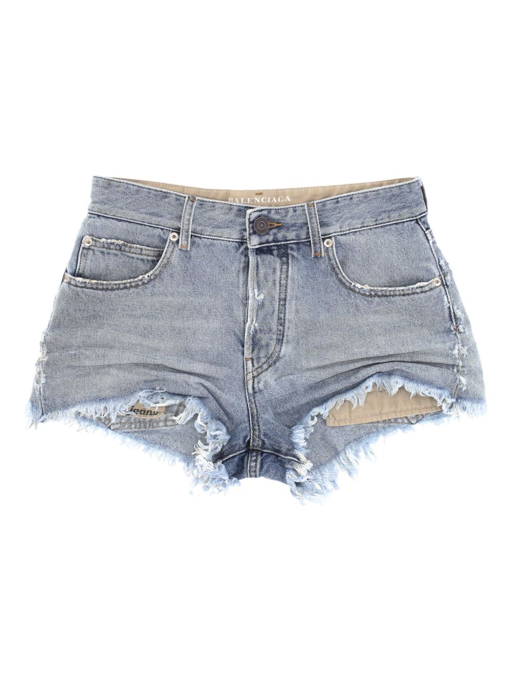 BALENCIAGA Women’s Mini Denim Shorts