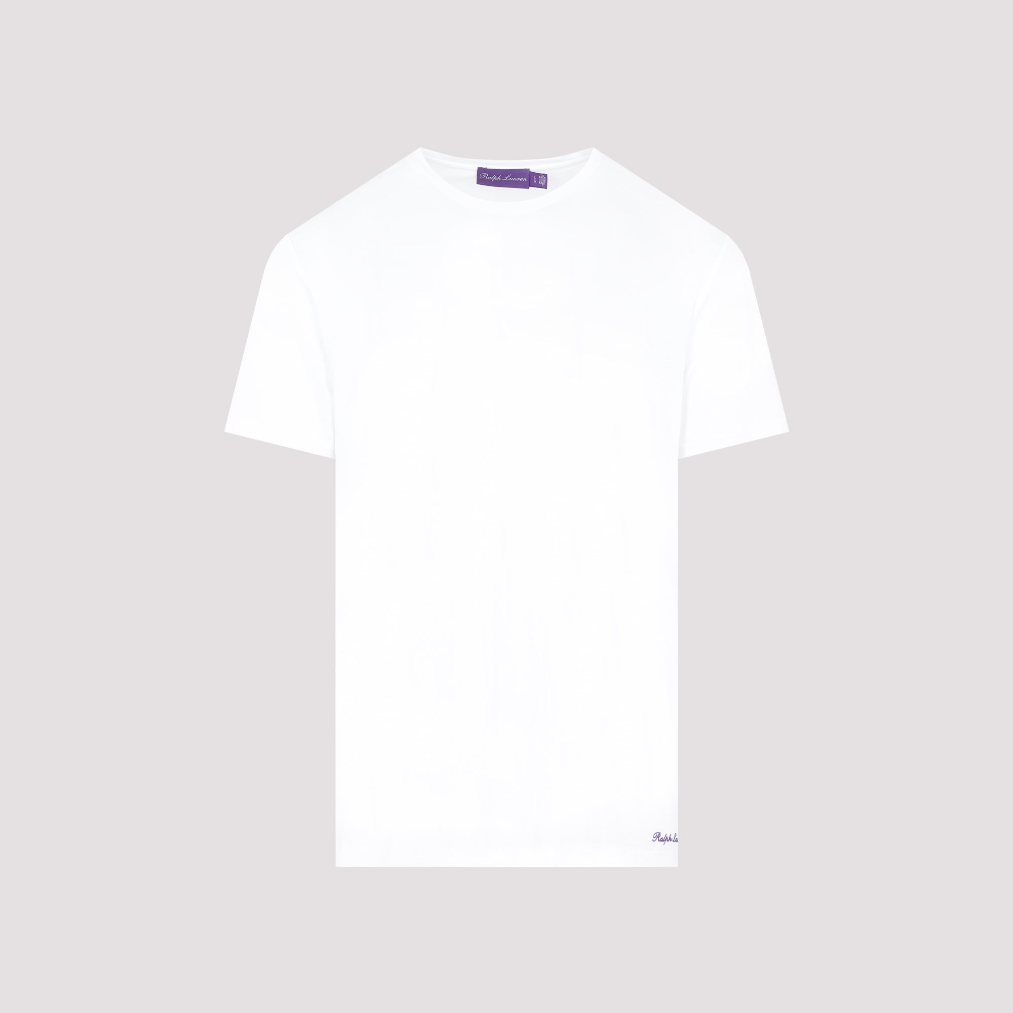 RALPH LAUREN PURPLE LABEL Embroidered Logo T-Shirt for Men - Fall Collection