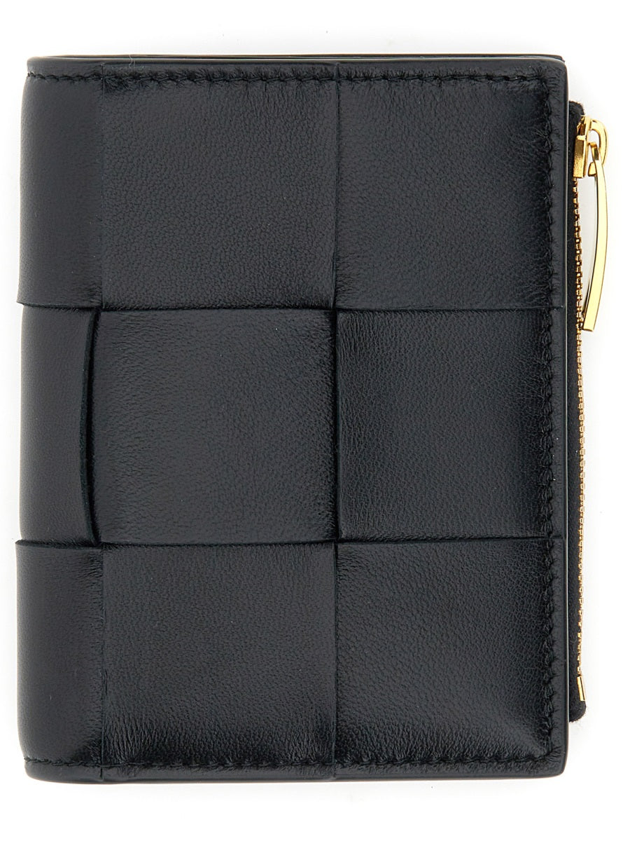 BOTTEGA VENETA Mini Bi-Fold Wallet with Zip