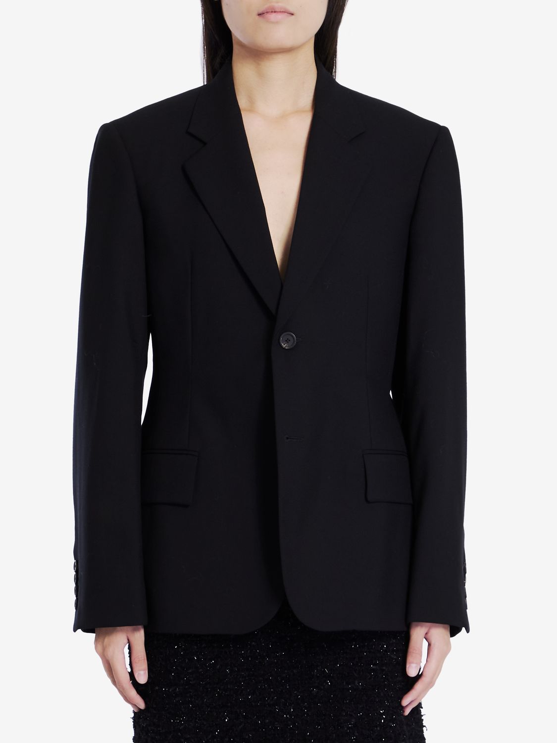 BALENCIAGA Wool Jacket for Women - Regular Fit