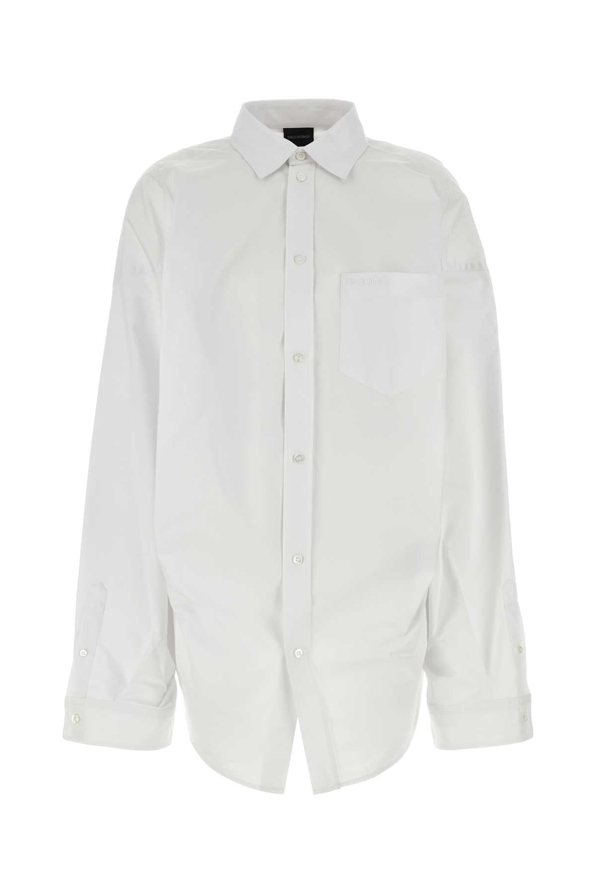 BALENCIAGA Oversized Asymmetric Shirt for Women