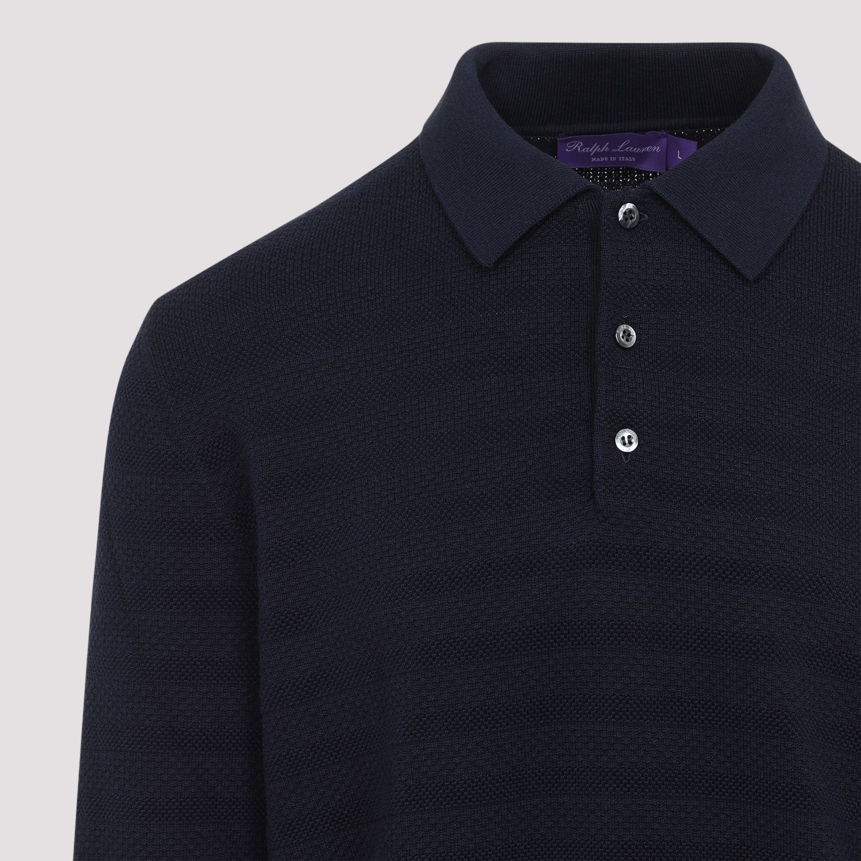 RALPH LAUREN PURPLE LABEL Silk Polo for Men - Classic Fit