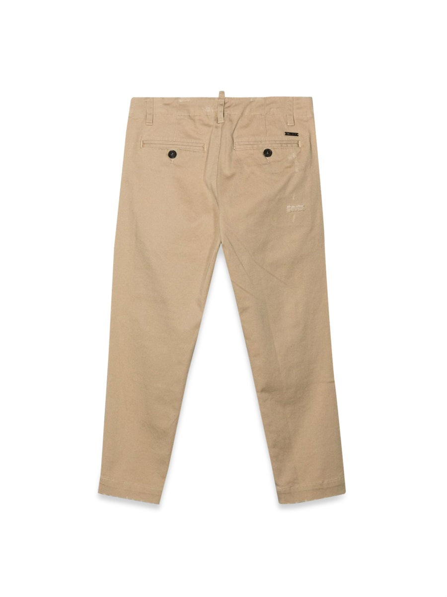 DSQUARED Trendy Patchwork Pants for Boys - FW22