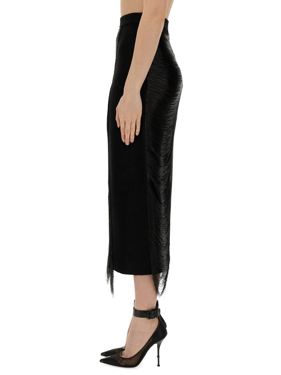 ALEXANDER MCQUEEN Elegant Long Skirt XS