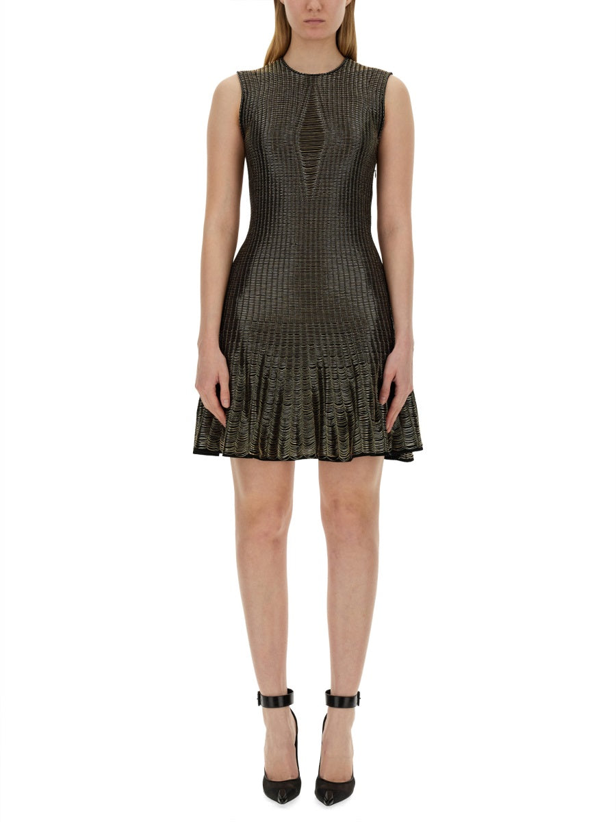 ALEXANDER MCQUEEN Elegant Mini Dress - Size S